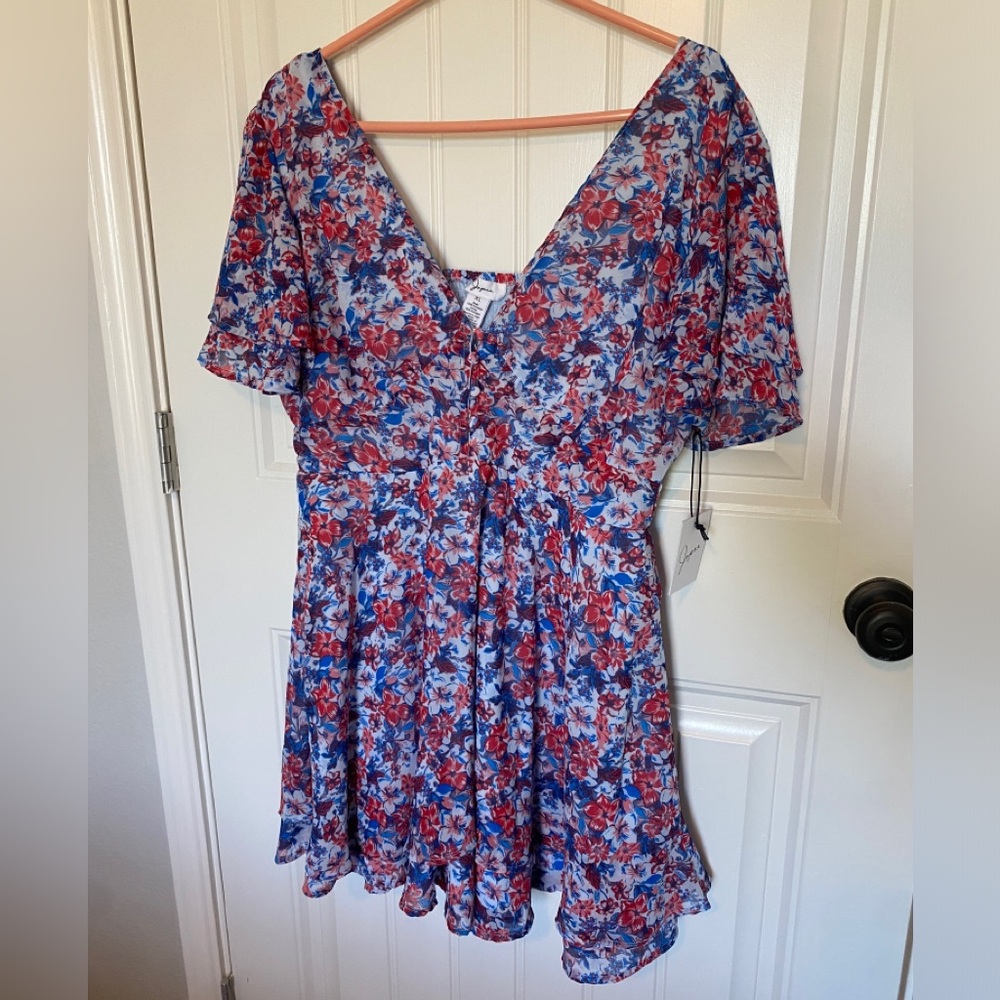 Floral dress - xl